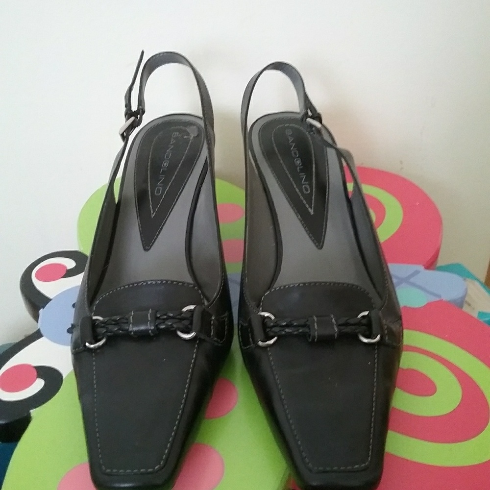 Bandolino Slingback Black Pump 7.5